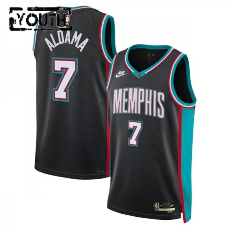 Memphis Grizzlies Santi Aldama Nike 2025-26 Classic Edition Musta Lasten Pelipaidat Swingman